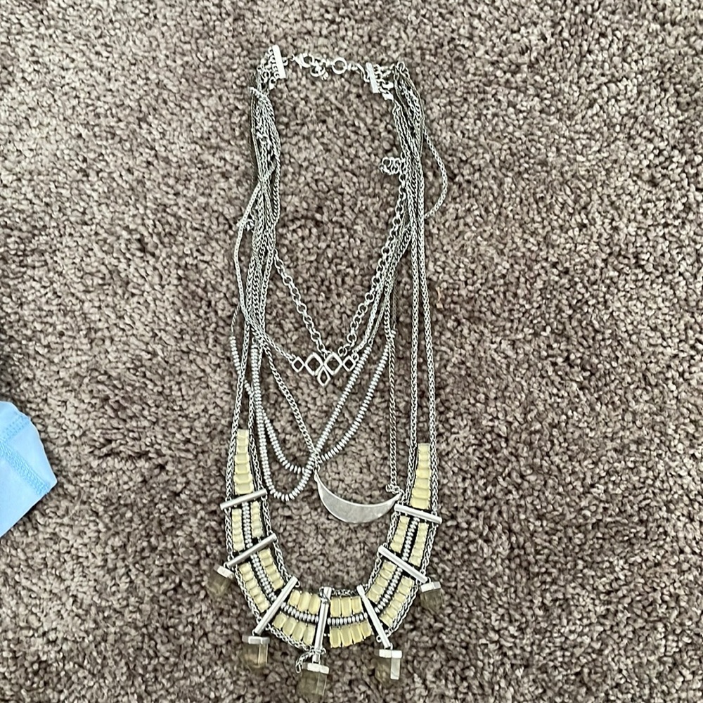 Silver fossil piece
